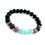Thumbnail: Amazonite, Lepidolite, Pyrite and Onyx Healing Crystal Bracelet handmade by Soul Sisters Designs