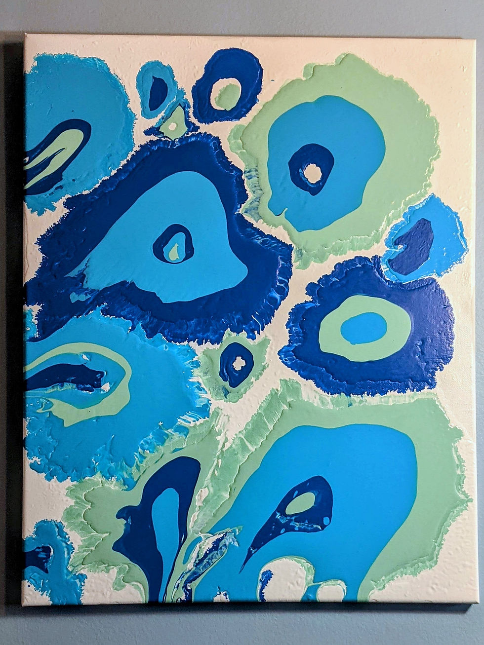 Ocean Bloom – Original Abstract Acrylic #2