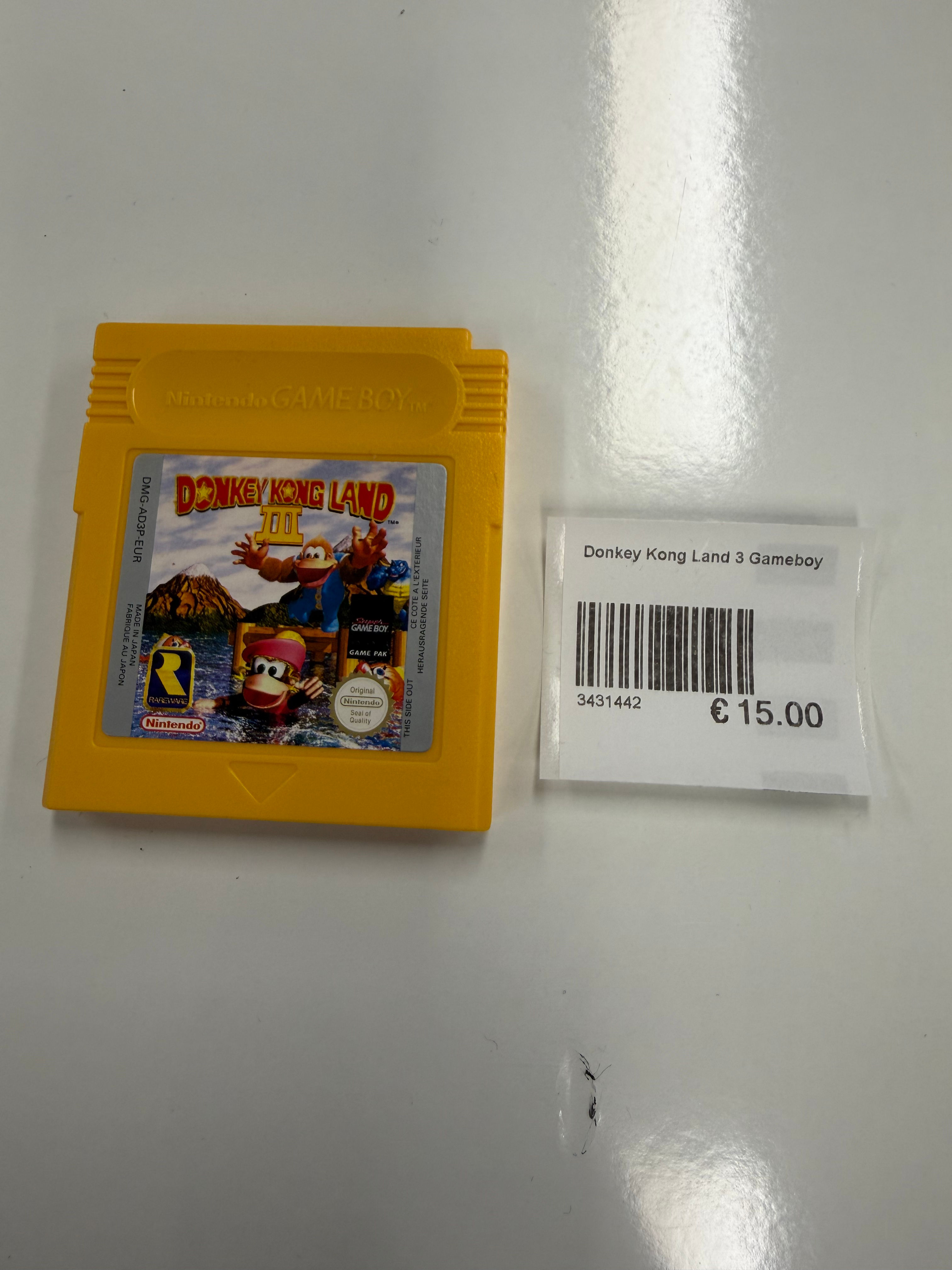 Gameboy Donkey Kong Land 3