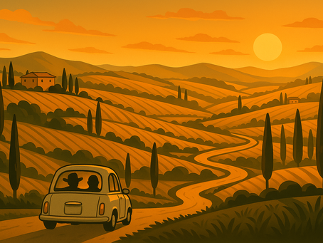 Driving Through Tuscany Without a Goal