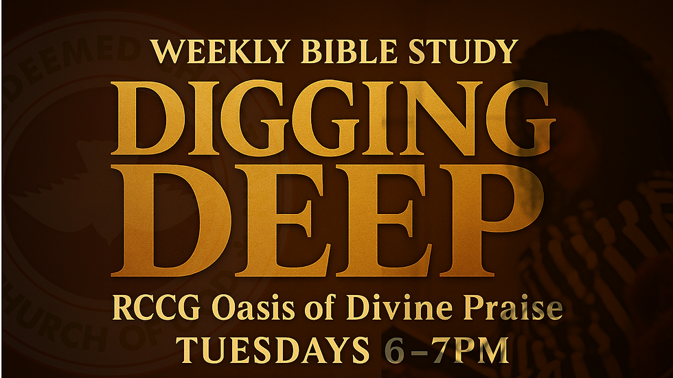 Digging Deep Bible Study