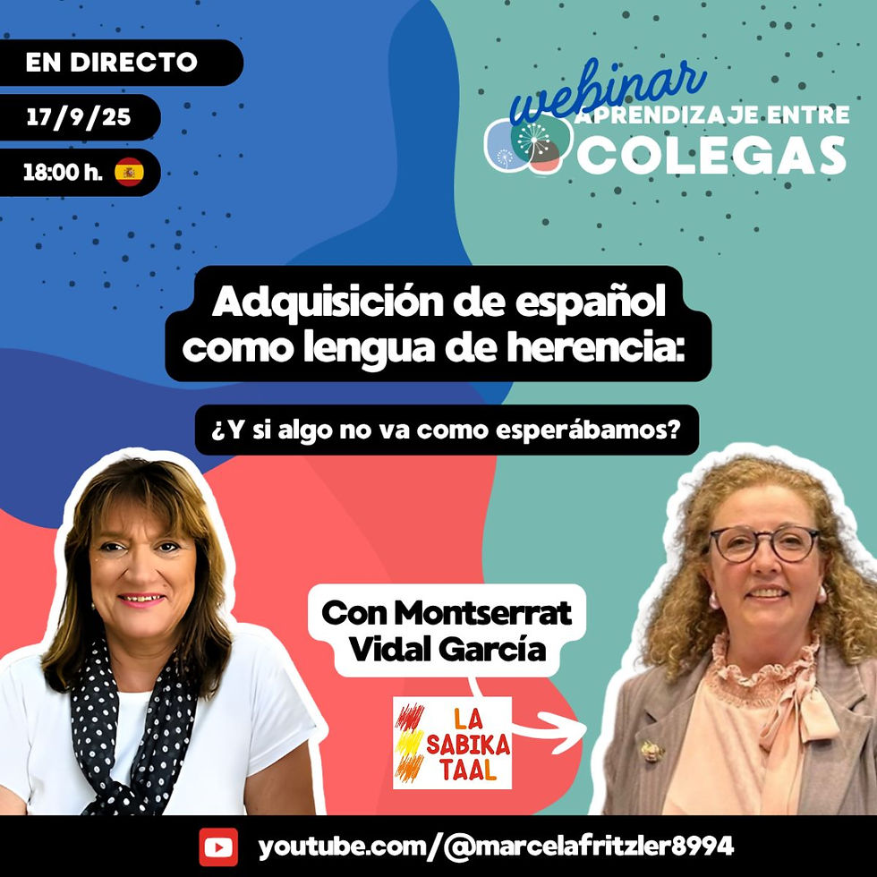 Adquisición de español como lengua de herencia: ¿Y si algo no va como esperábamos?