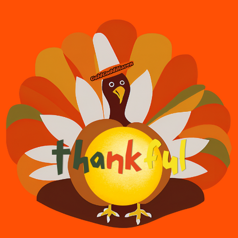 Thankful Turkey Throw Pillow