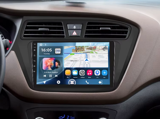 9" Android Hyundai i20 2015-2018 BT Navi Gps Wi-fi carplay
