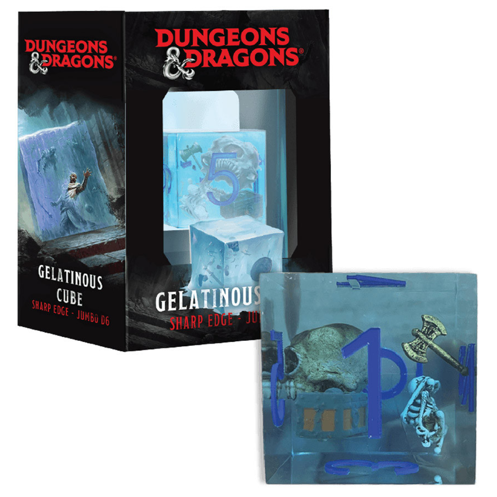 Gelatinous Cube Sharp Edge Jumbo D6
