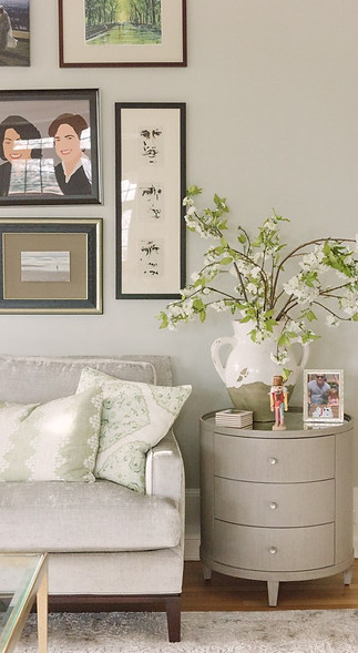 Montclair living room detail