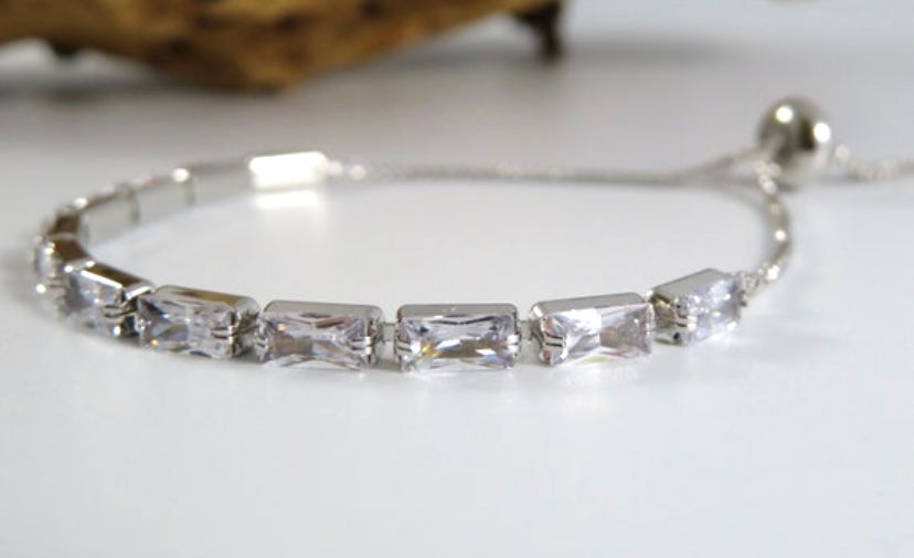Thumbnail: Rhinestone Slider Bracelet