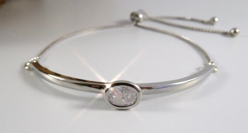 Thumbnail: Rhinestone Slider Bracelet