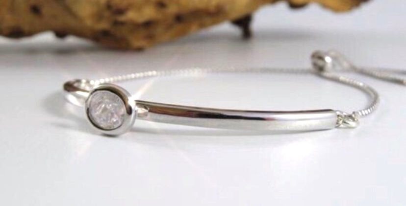 Thumbnail: Rhinestone Slider Bracelet