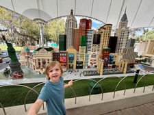 Miniland USA New York City LEGO display at LEGOLAND Florida Resort.