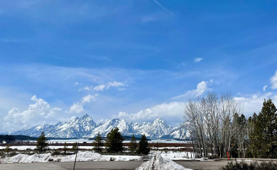 Grand Teton National Park - snowy mountain range