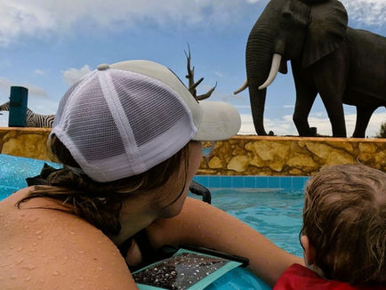 Outdoor Lazy River at Kalahari Round Rock Texas
