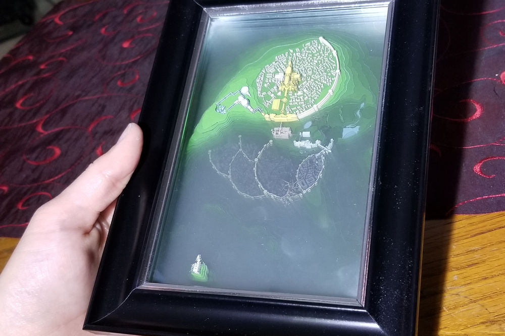 Mini 3D Map of Lordran (Dark Souls)