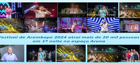 Festival de Arembepe 2024 atrai mais de 20 mil pessoas em 1ª noite no espaço Arena