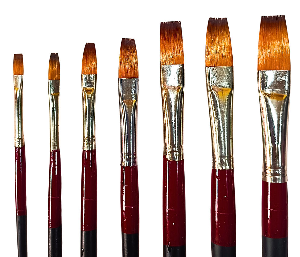 Thumbnail: SR 44 Synthetic Flat Brush set of 7