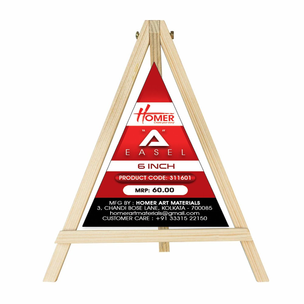 Wooden Tabletop "A" Frame Easel 6 Inch
