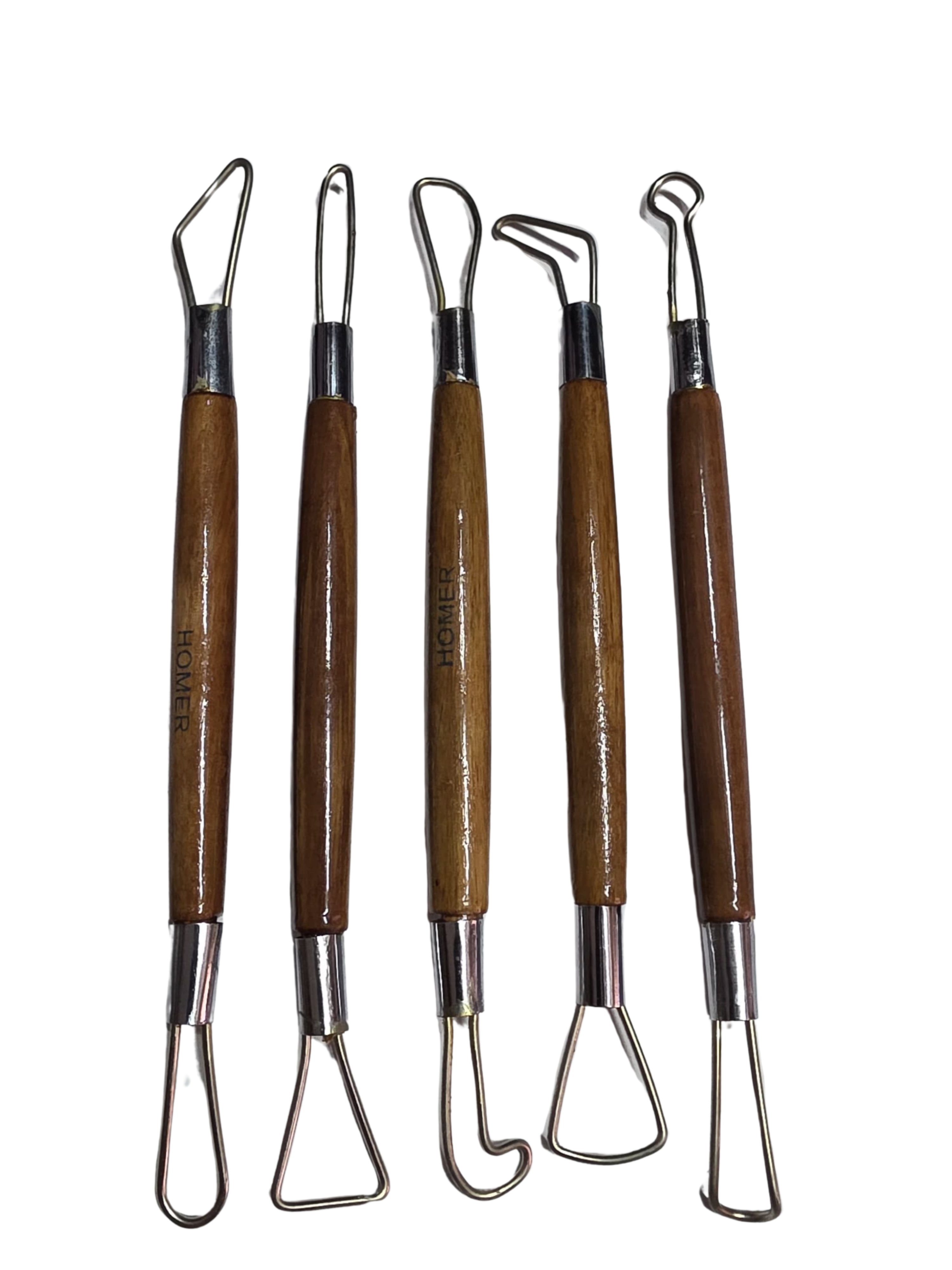 Wooden Wire Clay Tools Set of 5