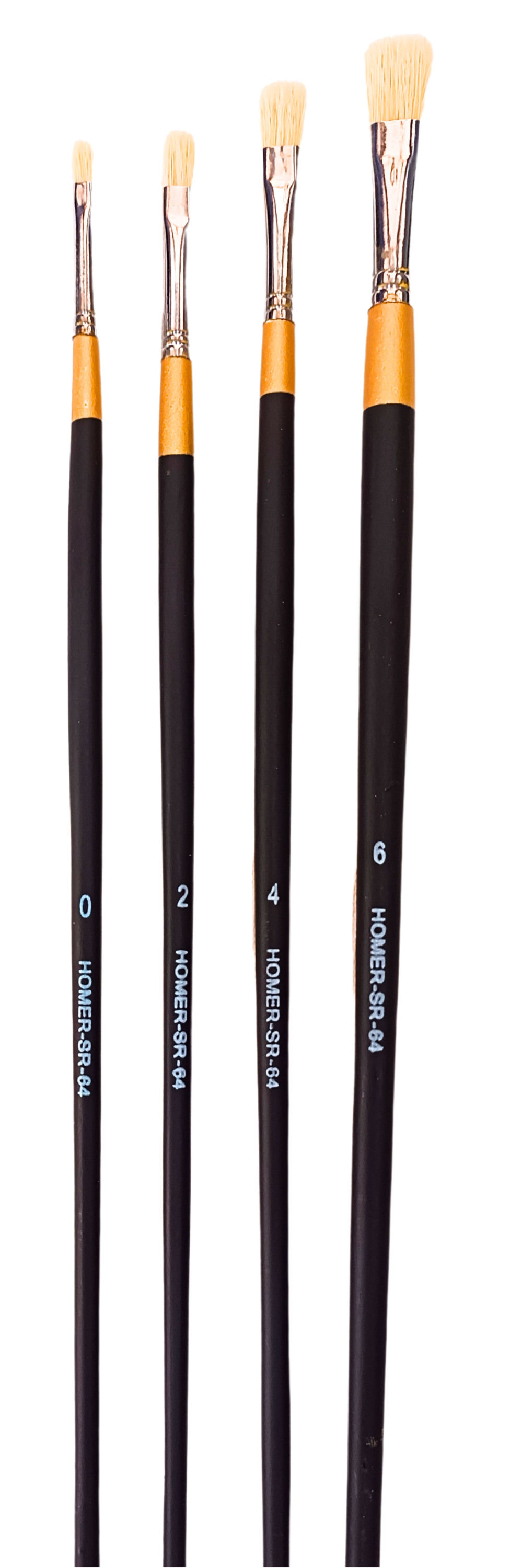 Thumbnail: SR 64 Hog Hair Flat Brush Set of 4