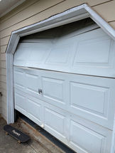 Bent top panel Garage Door