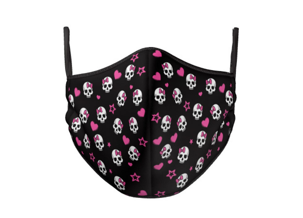 Miniature : SKULL PINK - medium - wendbar