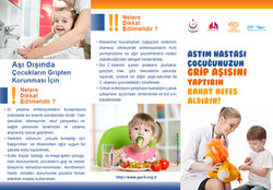 Astımlı Çocuklarda Grip Aşısı Broşür Dış