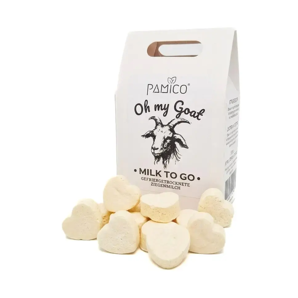 Miniatura: Ziegenmilch gefriergetrocknet - oh my goat milk to go - für Hunde & Katzen