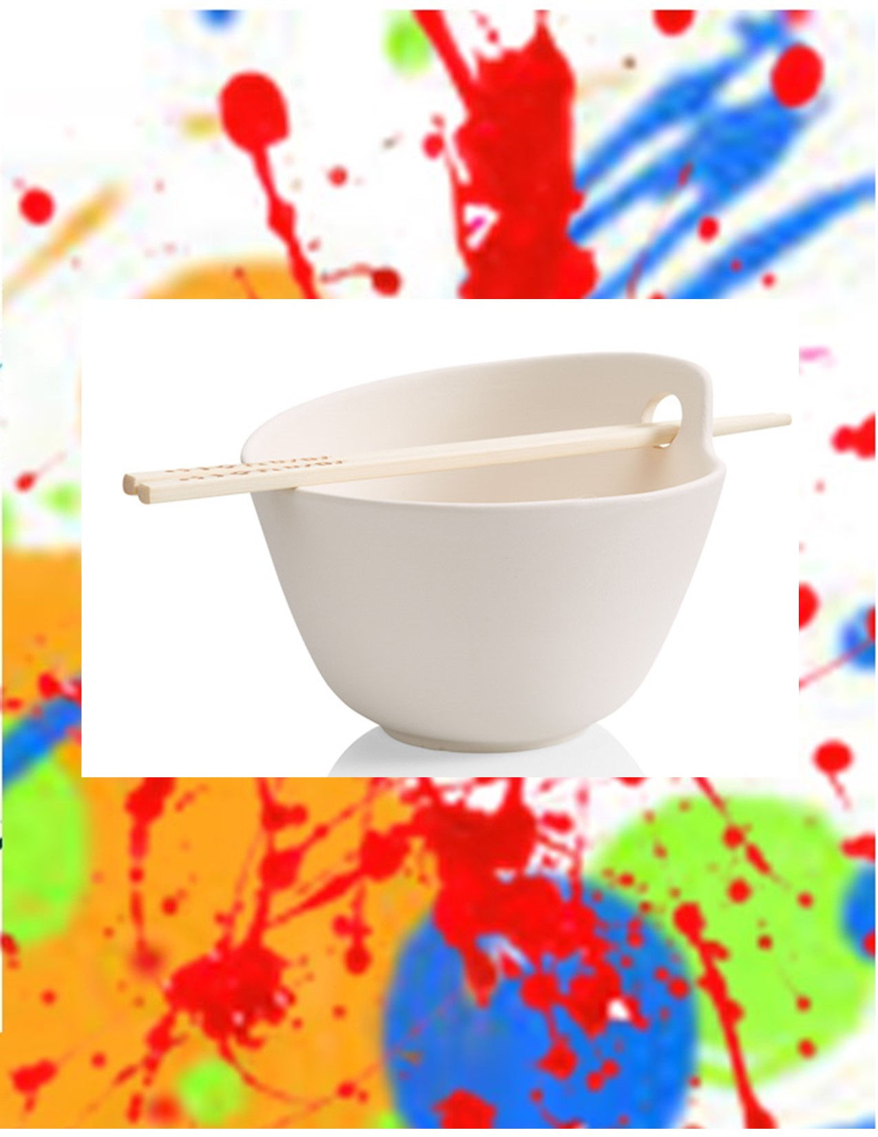 Holey Bowly Sushi Bowl & Chops 5.75D x 3.25H