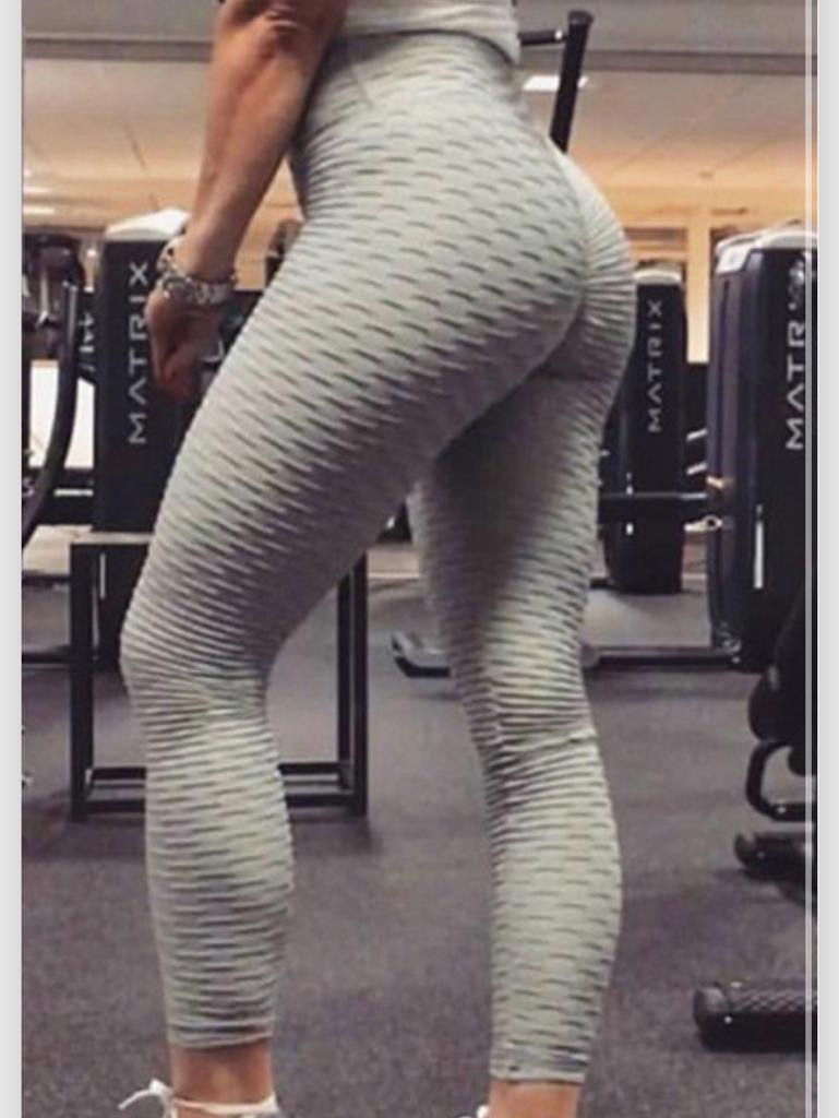 Thumbnail: Ruched High Waist Yoga Pants Leggings 