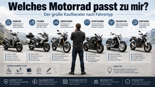 Welches Motorrad passt zu mir? Der große Kaufberater nach Fahrertyp