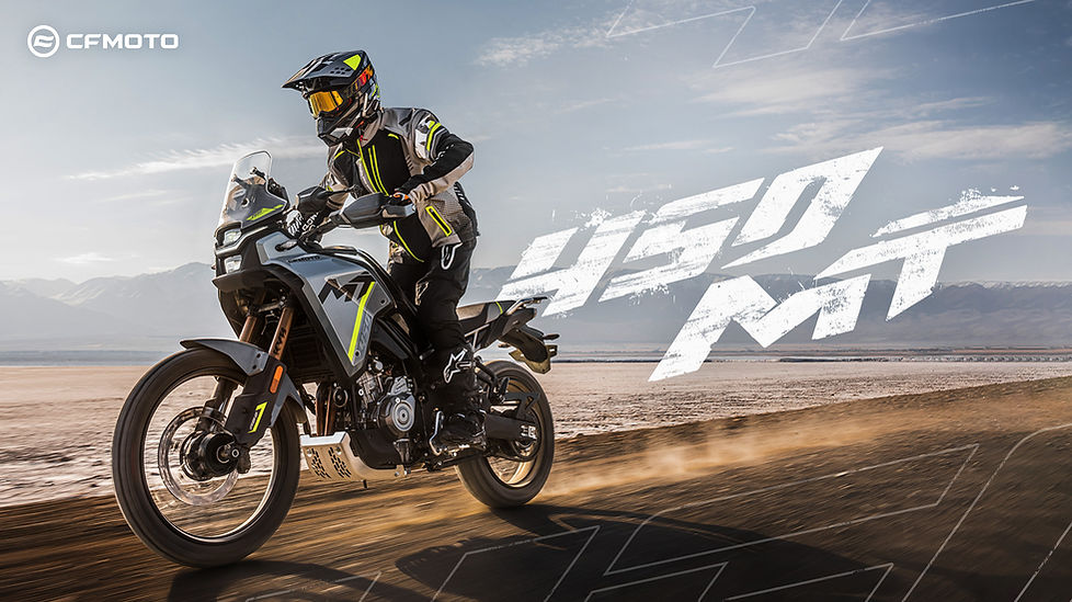 CFMOTO 450MT auf losem Untergrund