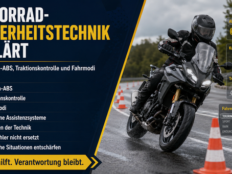 Motorrad-Sicherheitstechnik erklärt: ABS, Kurven-ABS, Traktionskontrolle und Fahrmodi
