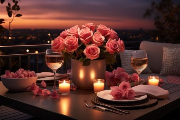 Bữa tối lãng mạn là món quà rất tuyệt vời