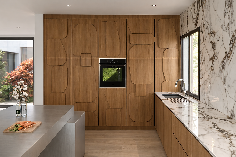 Cuisine - maison d'architecte à La Baule