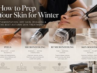 How to prep skin for Winter and how to get over impact of summer on skin…the best skin treatments for darker Autumn Days
