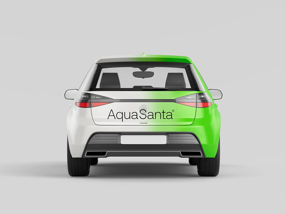 Identity applied to automobiles for advertising