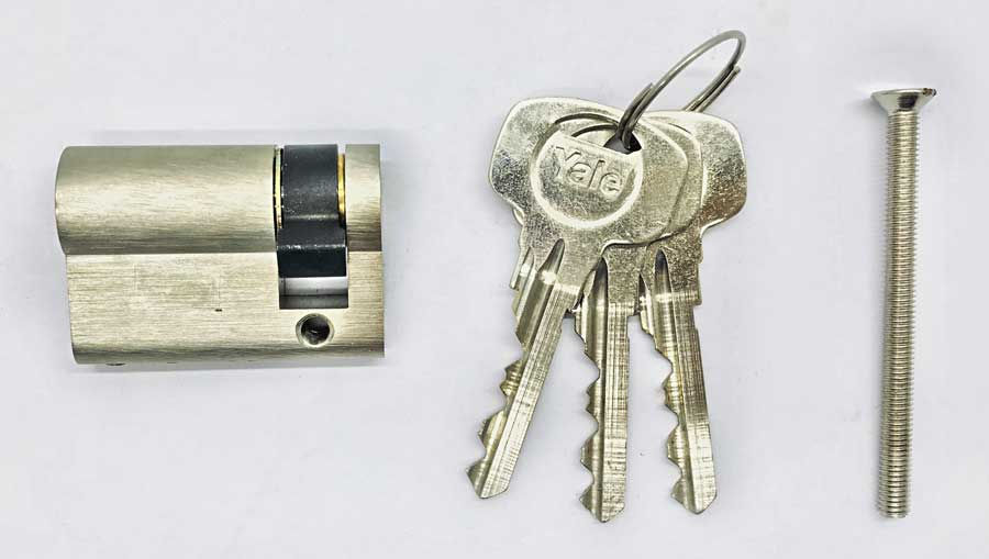 Thumbnail: Y Thumbturn Cylinder 3 Keys Supplied 45MM Half TT SN 0166