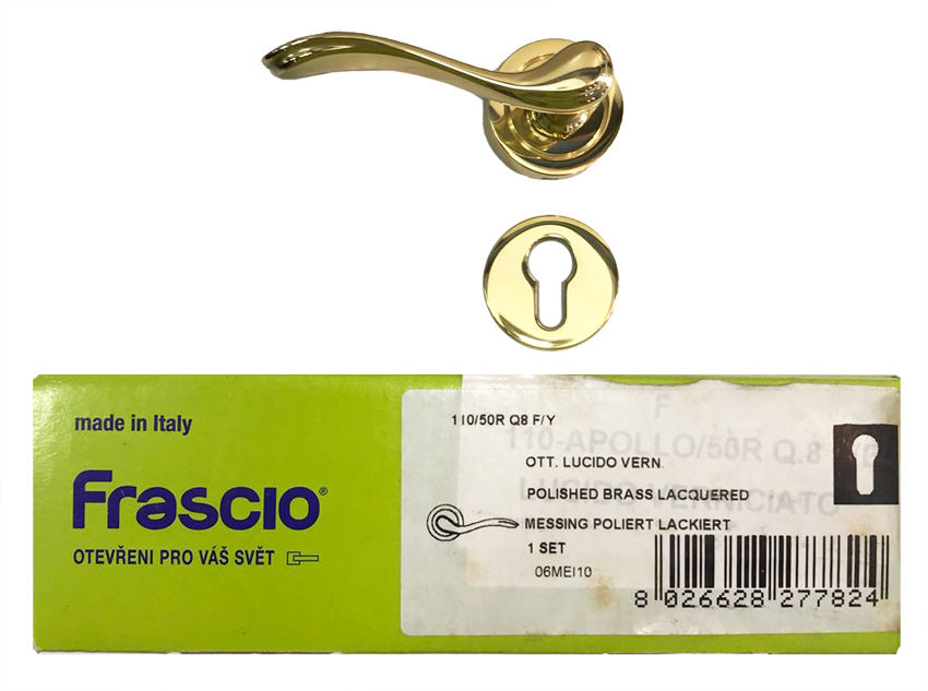 Thumbnail: Lever Handle 110/50R Q8 F/Y Ott Lucido Vern PB 1346