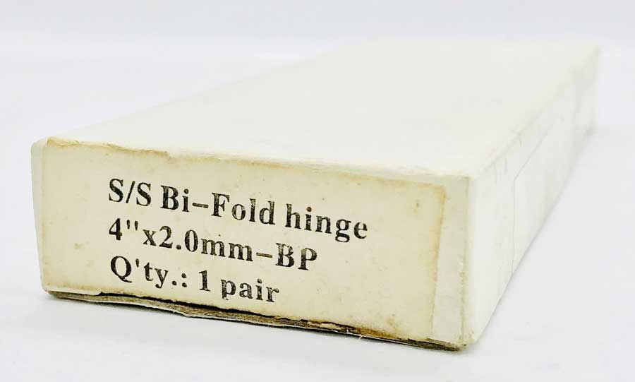 Thumbnail: SS BiFold Hinges BP 4 2mm PB 0171