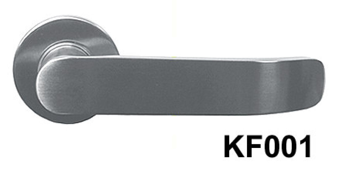 Lever Handle Stainless Steel Black Box KF001 SN 1342