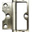 Thumbnail: SS BiFold Hinges UPVC 87 x 35 x 1.8mm SS 0119