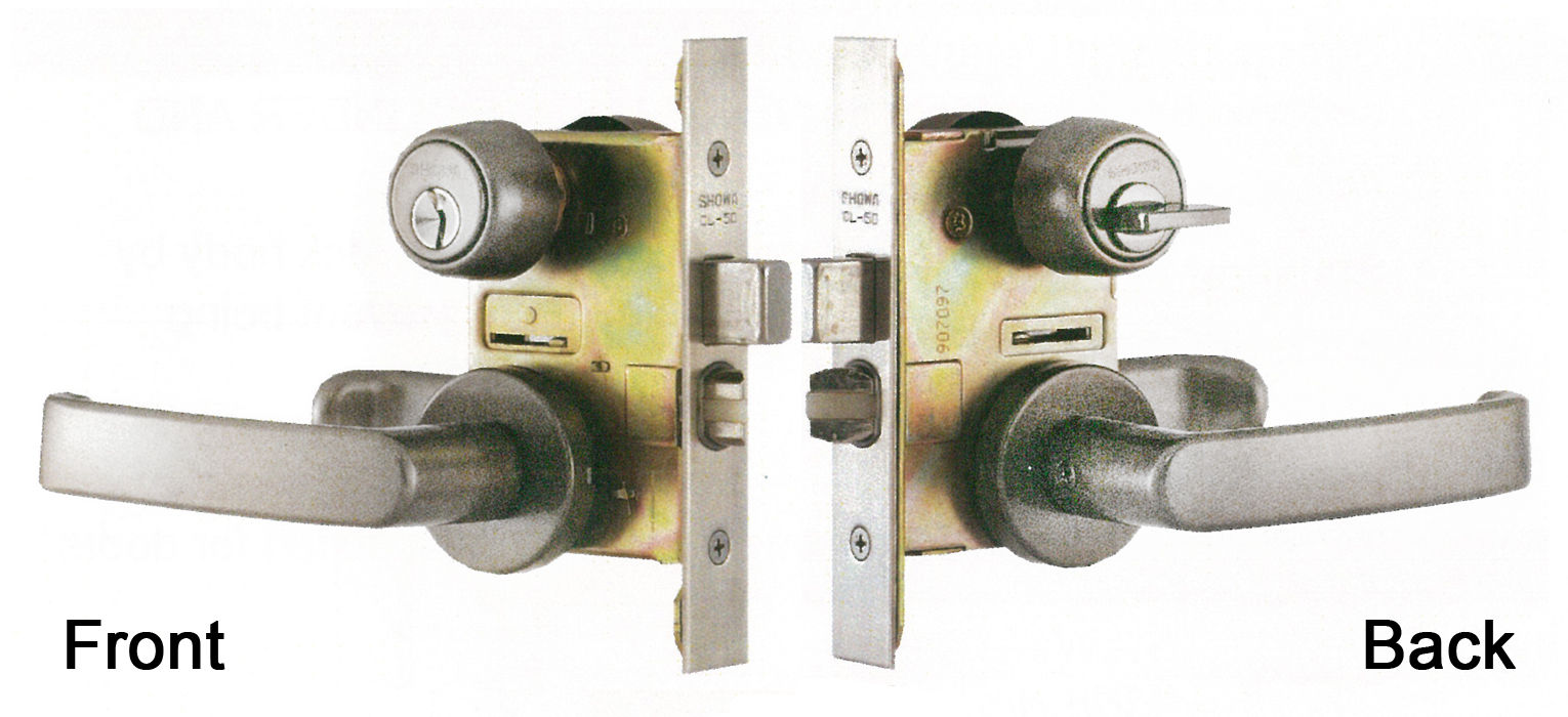 Leverset Cylinder & Thumbturn CL-05-S32P-50-45MW-S SS 1108