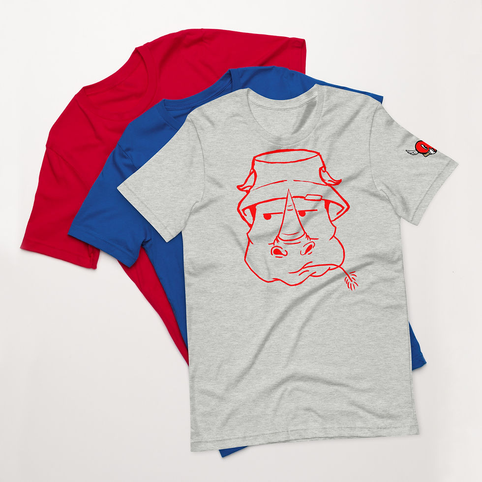 Thumbnail: "Knuck if You Bucket Hat Rhino" Unisex t-shirt