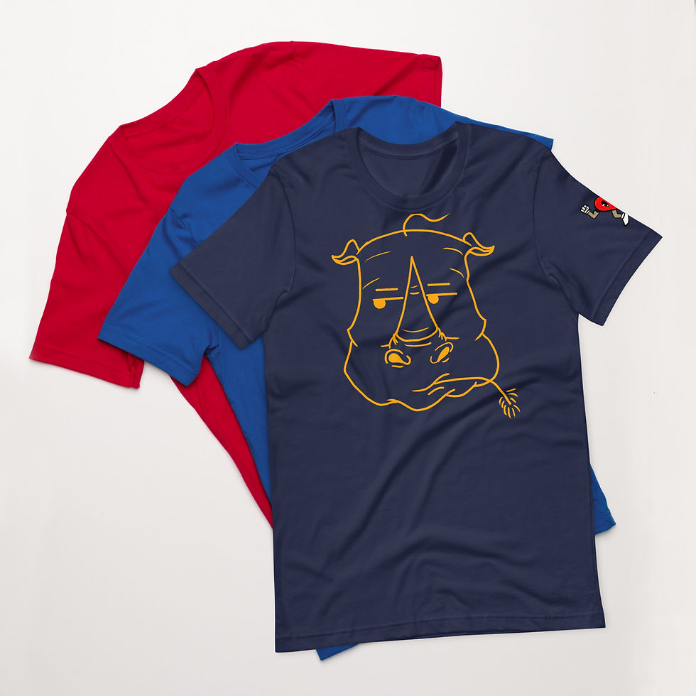 Thumbnail: "OG Bald Til You Fall Rhino Tee" Unisex t-shirt