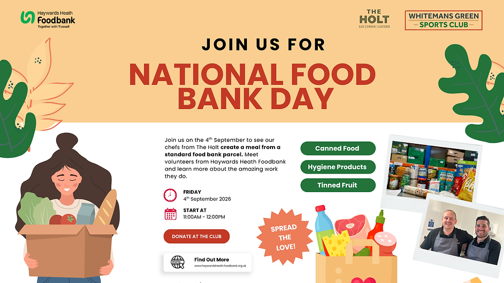 National Food Bank Day Event