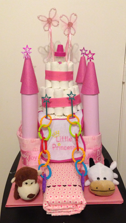 Princess Castle: Diaper Cake