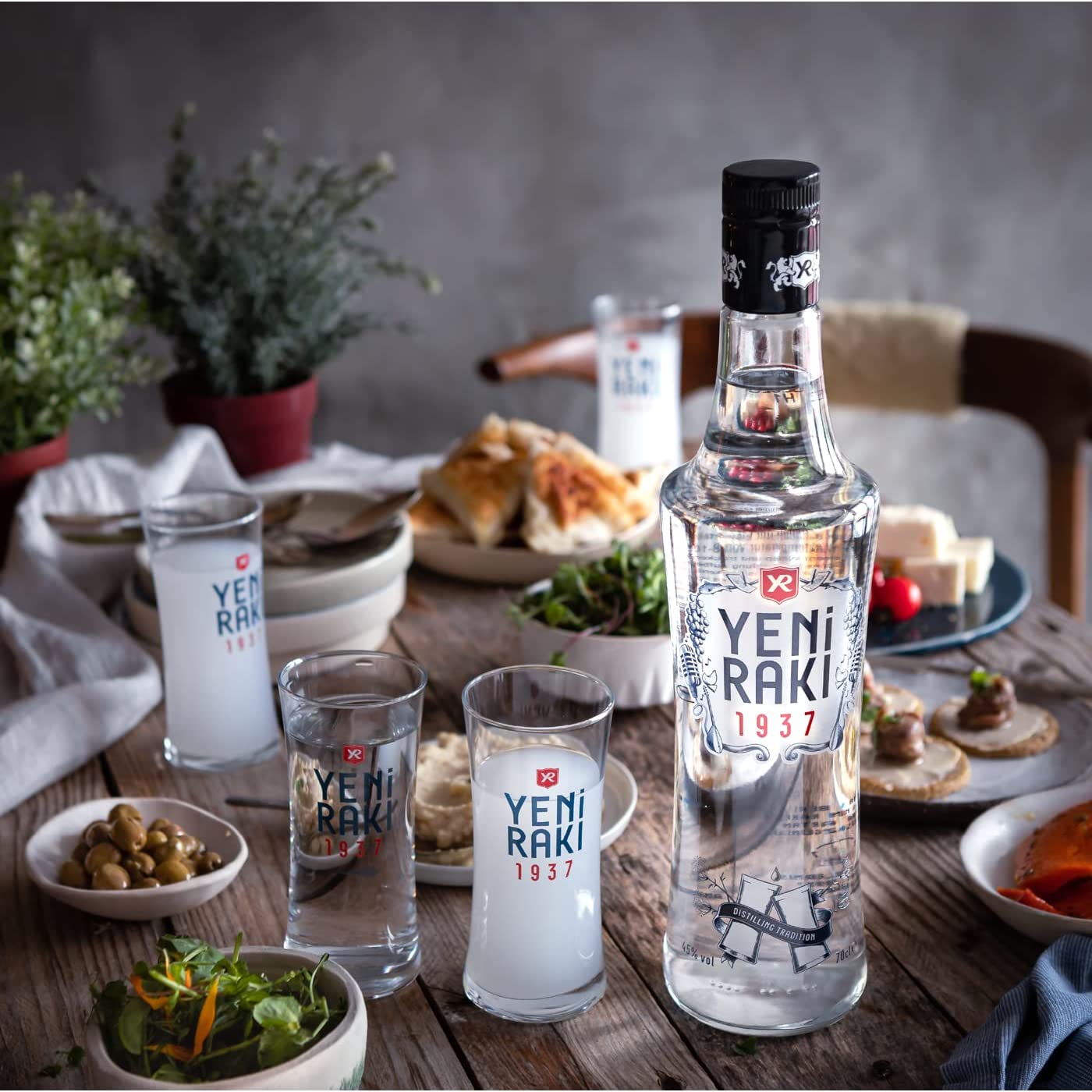 Arranged Food and Objects