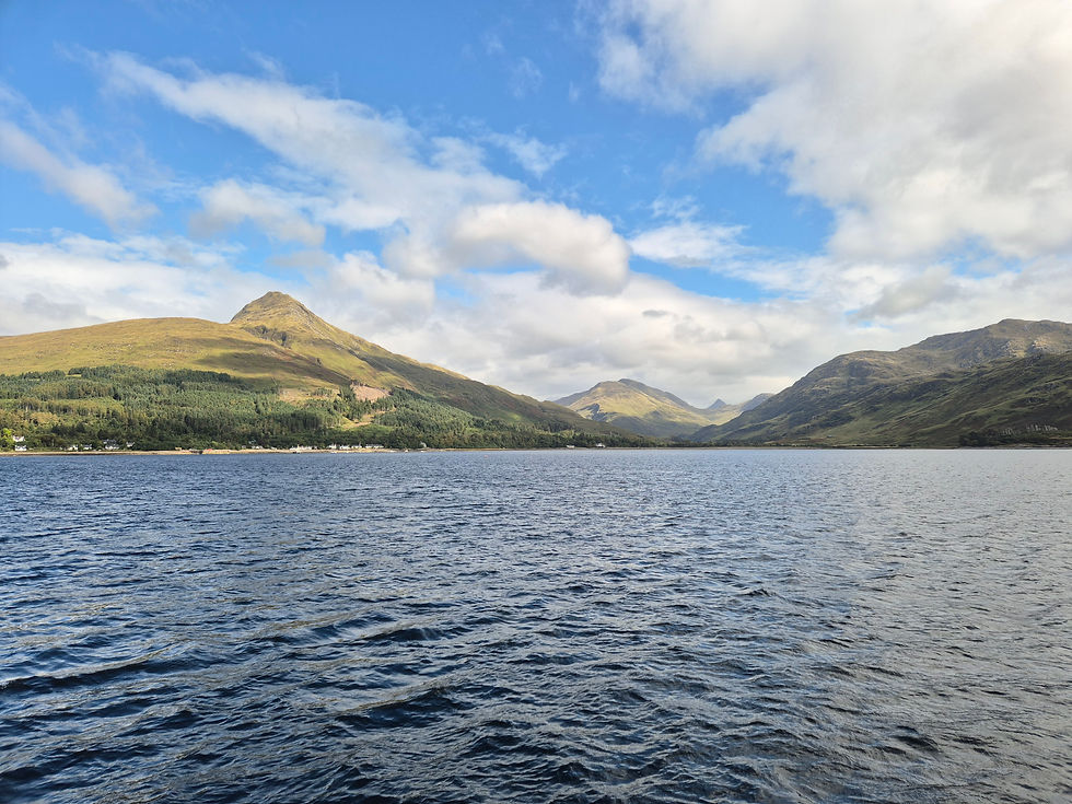 View into Knoydart. Meall Buidhe in the middle distance