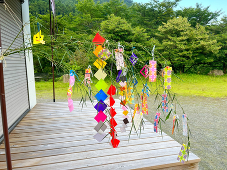 七夕の短冊とスペシャルおやつ🎋 -Tanabata strips and special sweets-