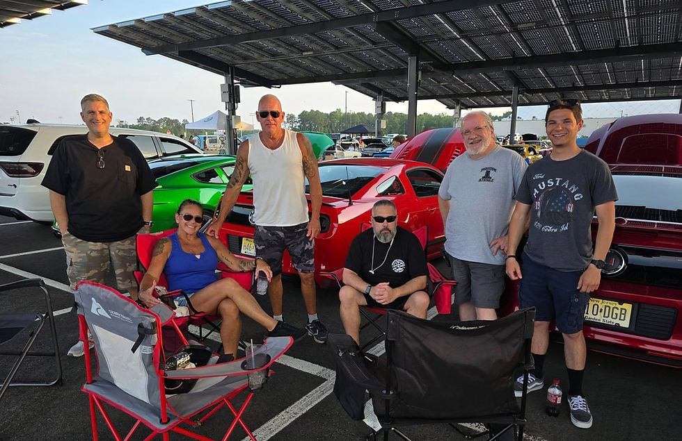 Car club attending a Jersey Shore Car Shows Event