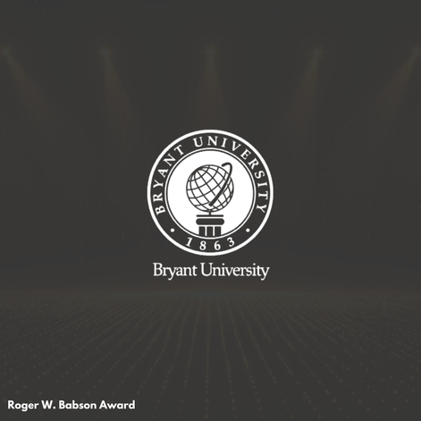 Will Tondo: Roger W. Babson Award